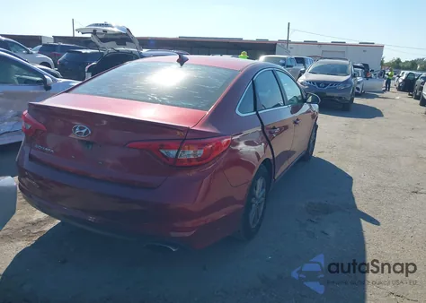 2015 Hyundai Sonata Se из США, поврежденный, VIN 5NPE24AF4FH123046